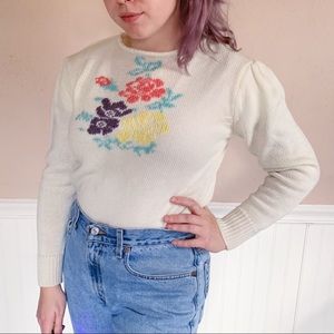 ✨HP✨ 1950s/1960s Vintage Cottagecore Sweater
